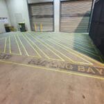 Loading Dock line marking- Nepean Shopping Village