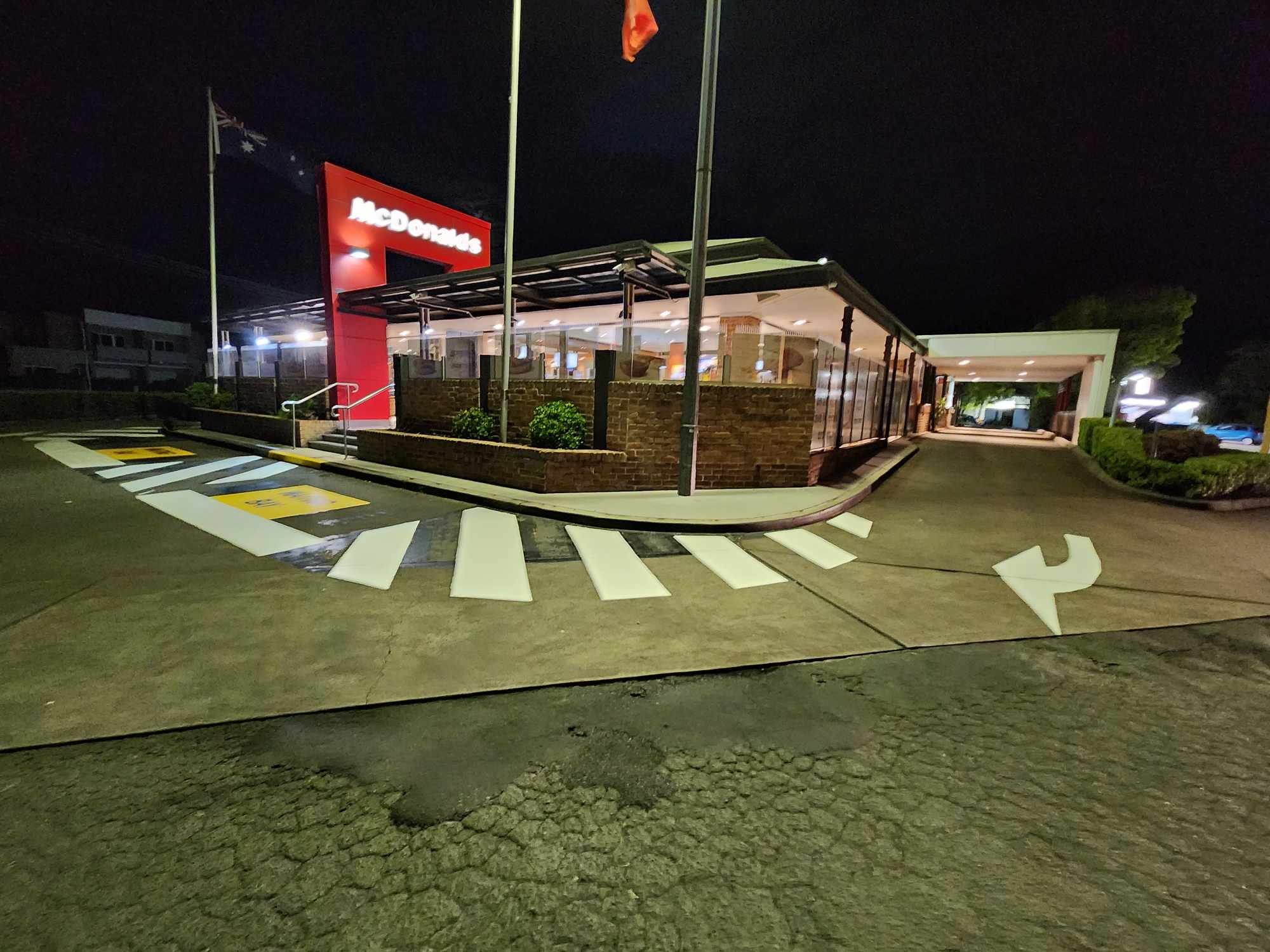 LIne Marking Blaxland McDonald's