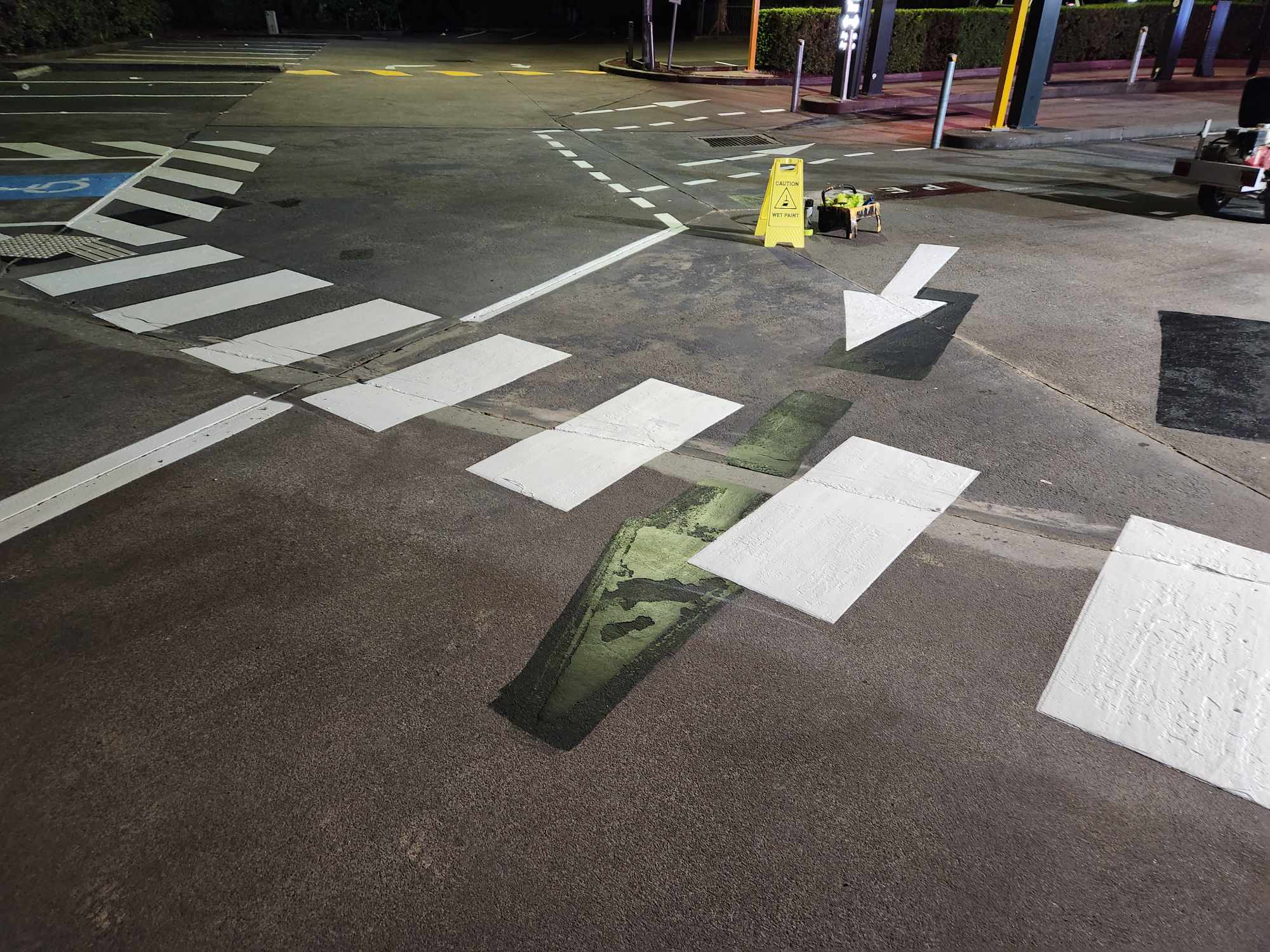 LIne Marking Blaxland McDonald's