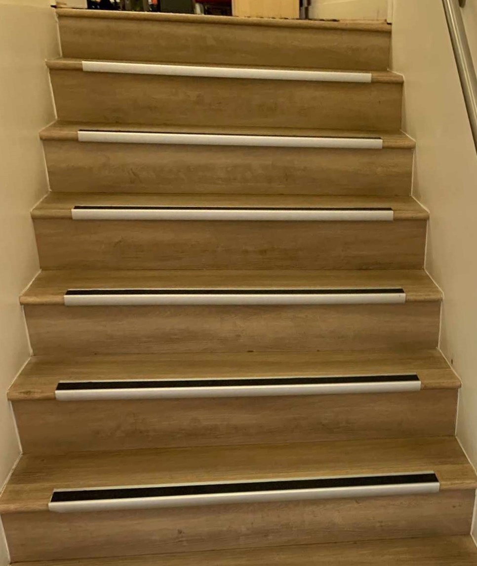 Stair nosing installation